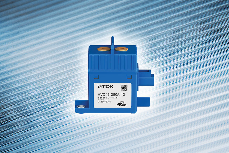 HIGH-VOLTAGE CONTACTORS: TDK EXTENDS HVC OFFERINGS WITH ADDITION OF NEW COMPACT, HIGH-VOLTAGE CONTACTORS